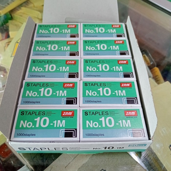 

Baru Isi Staples No 10 Zrm 1 Box Isi 20 Kotak Kecil Harga Khusus