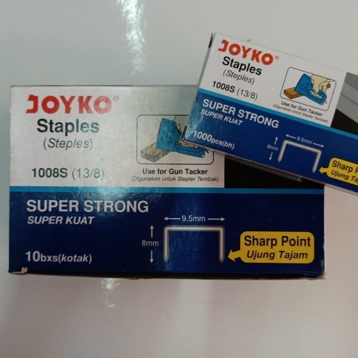 

Restock Isi Staplers Joyko 13/8" High Quality