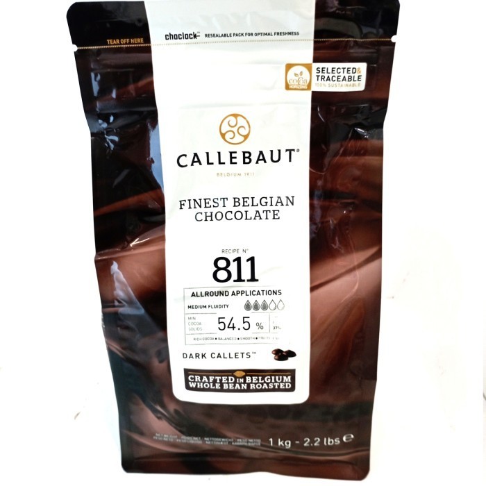 

Ready Callebaut 811 dark chocolate 1kg