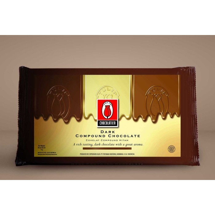 

Ready Tulip Dark Compound Chocolate 1Kg