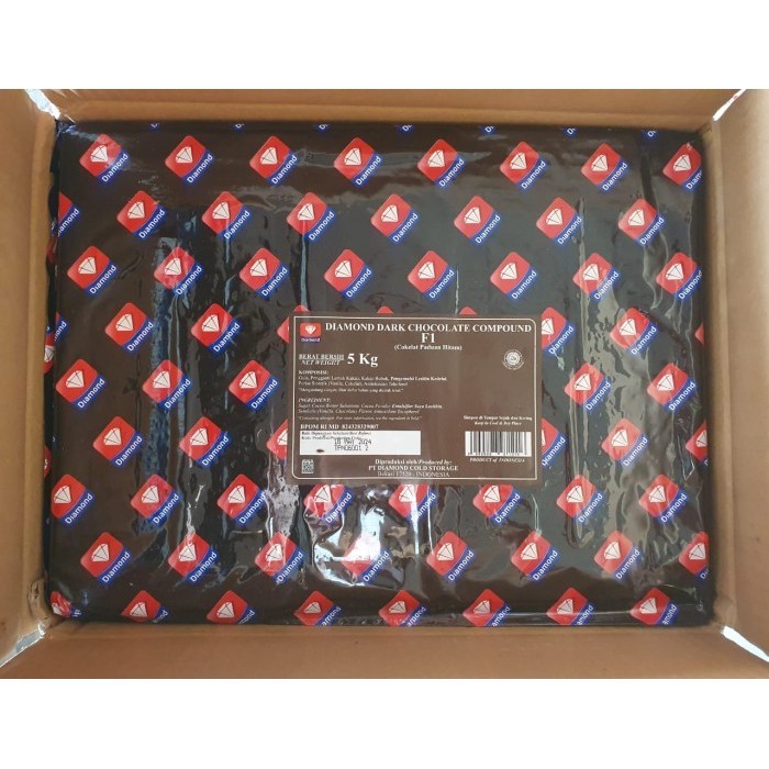 

Ready Diamond Dark Chocolate Compound Coklat 5 kg