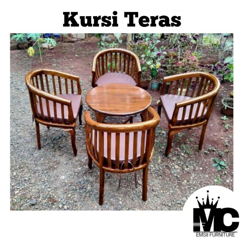 Kursi Teras Betawi Kursi Teras Betawi Kayu Jati Kursi Teras Minimalis Kursi Teras Betawi Kayu Jati