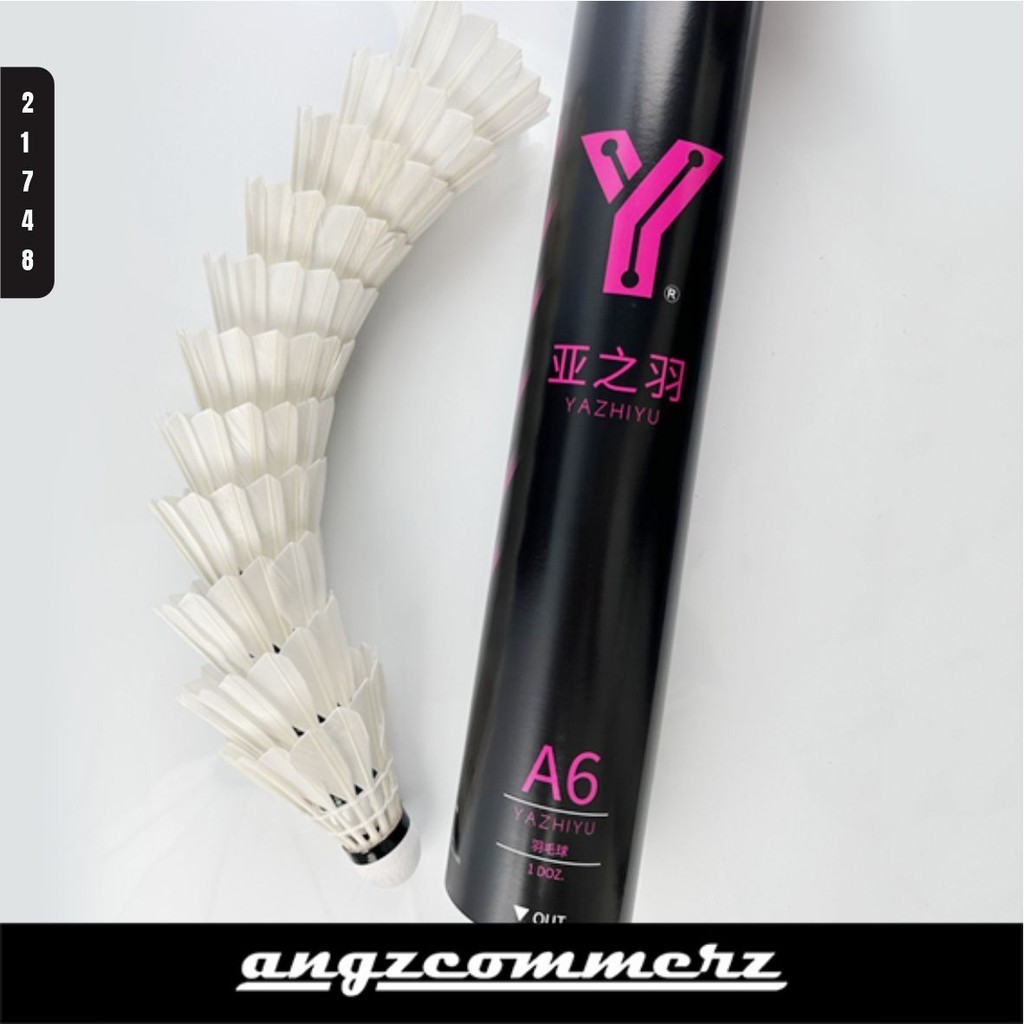 Shuttlecock Badminton Goose Feather Kok Bulutangkis 1 slop