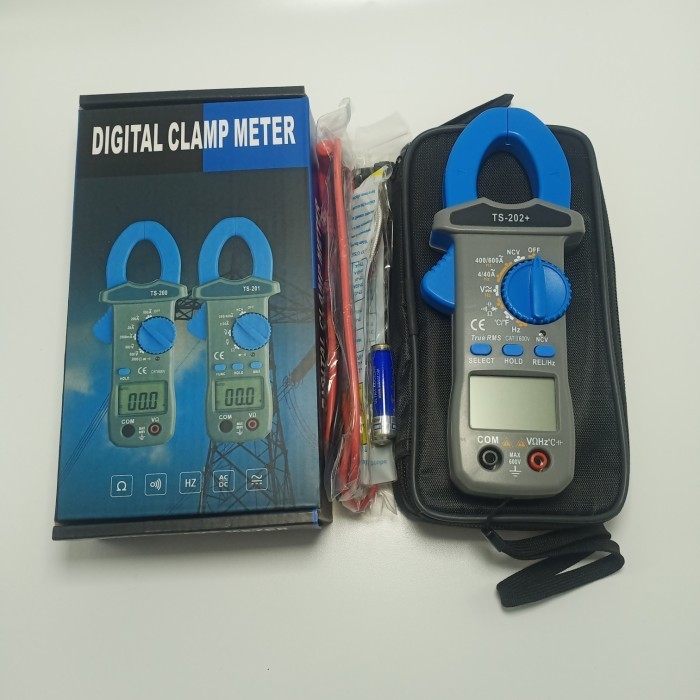 NEW SERIES DIGITAL CLAMP MULTIMETER/TANG AMPERE TS-202 +/ TANG AMPERE DIGITAL ORIGINAL QUALITY