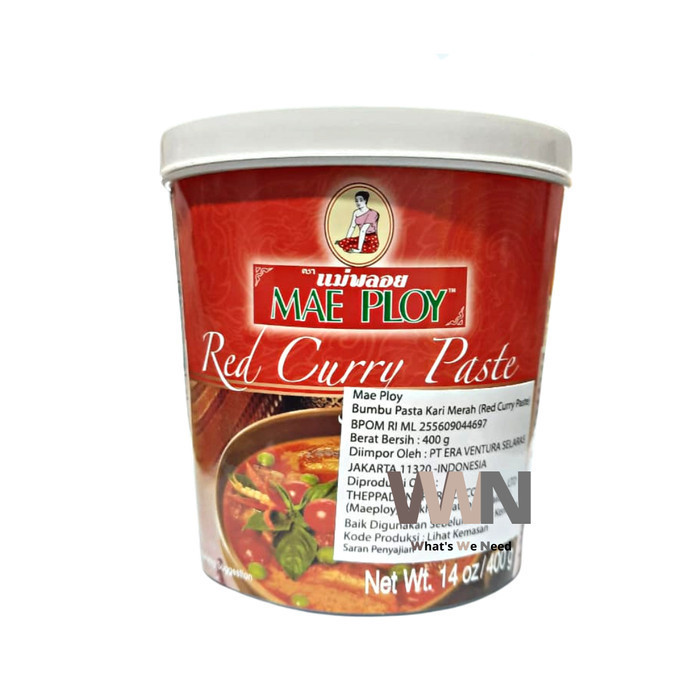 

Ready Mae Ploy Red Curry Paste 400gr - Bumbu Kari Merah