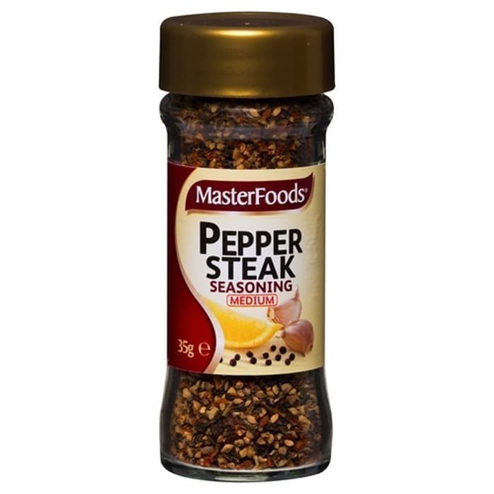 

Ready MasterFoods Pepper Steak Seasoning - Bumbu Tabur Master Food foods 35g