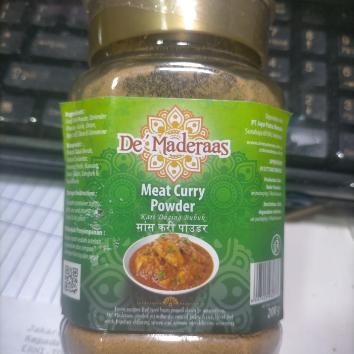 

Ready de maderaas madras meat curry powder /kari daging bubuk 200g