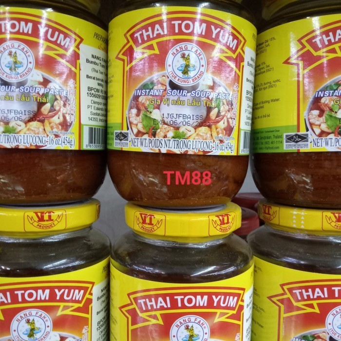 

Ready NANG FA BUMBU TOM YUM/THAI TOM YUM INSTANT SOUR SOUP PASTE NANG FAH