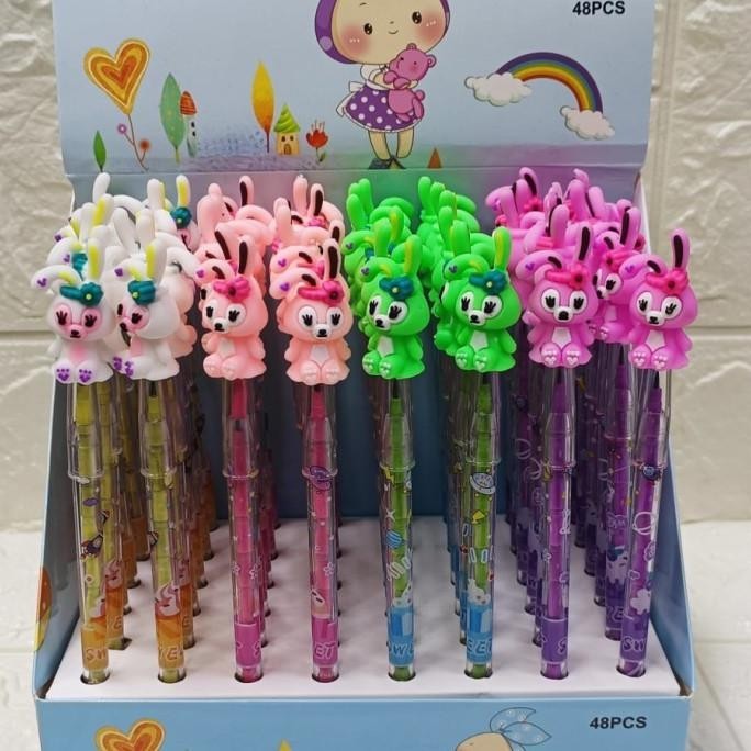 

pensil susun kepala karet kelinci kode 722 satuan