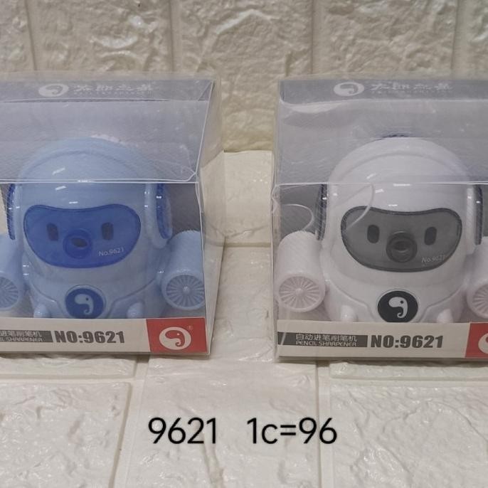 

rautan pensil meja putar bentuk robot pesawat satuan