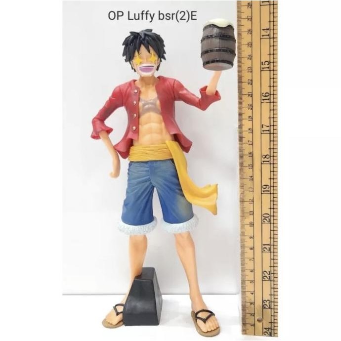 Action figure one piece luffy besar kode e