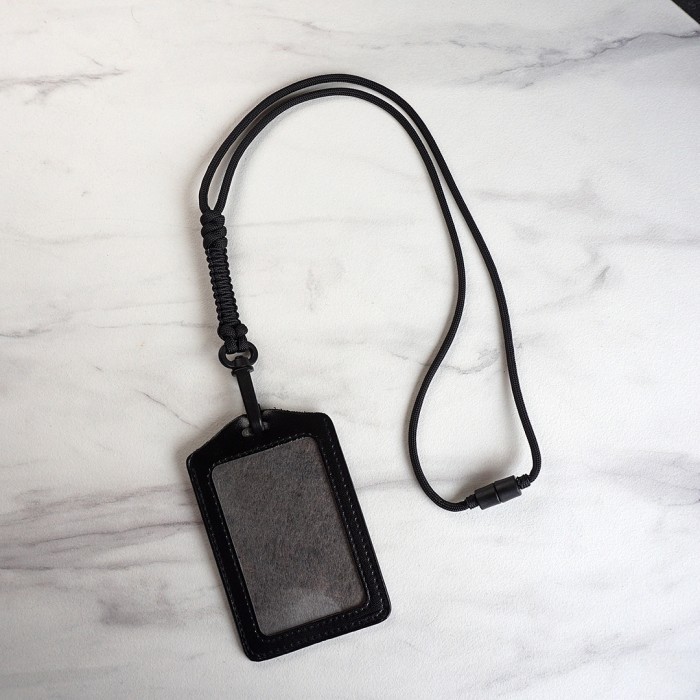 

Ptc Id Card Holder / Gantungan Name Tag Lanyard Solid Paracord