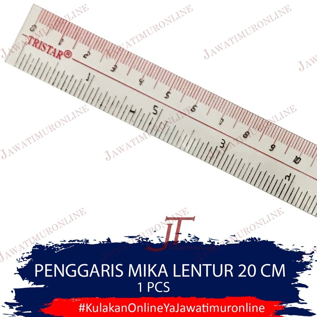 

Penggaris Mika Lentur 20 cm