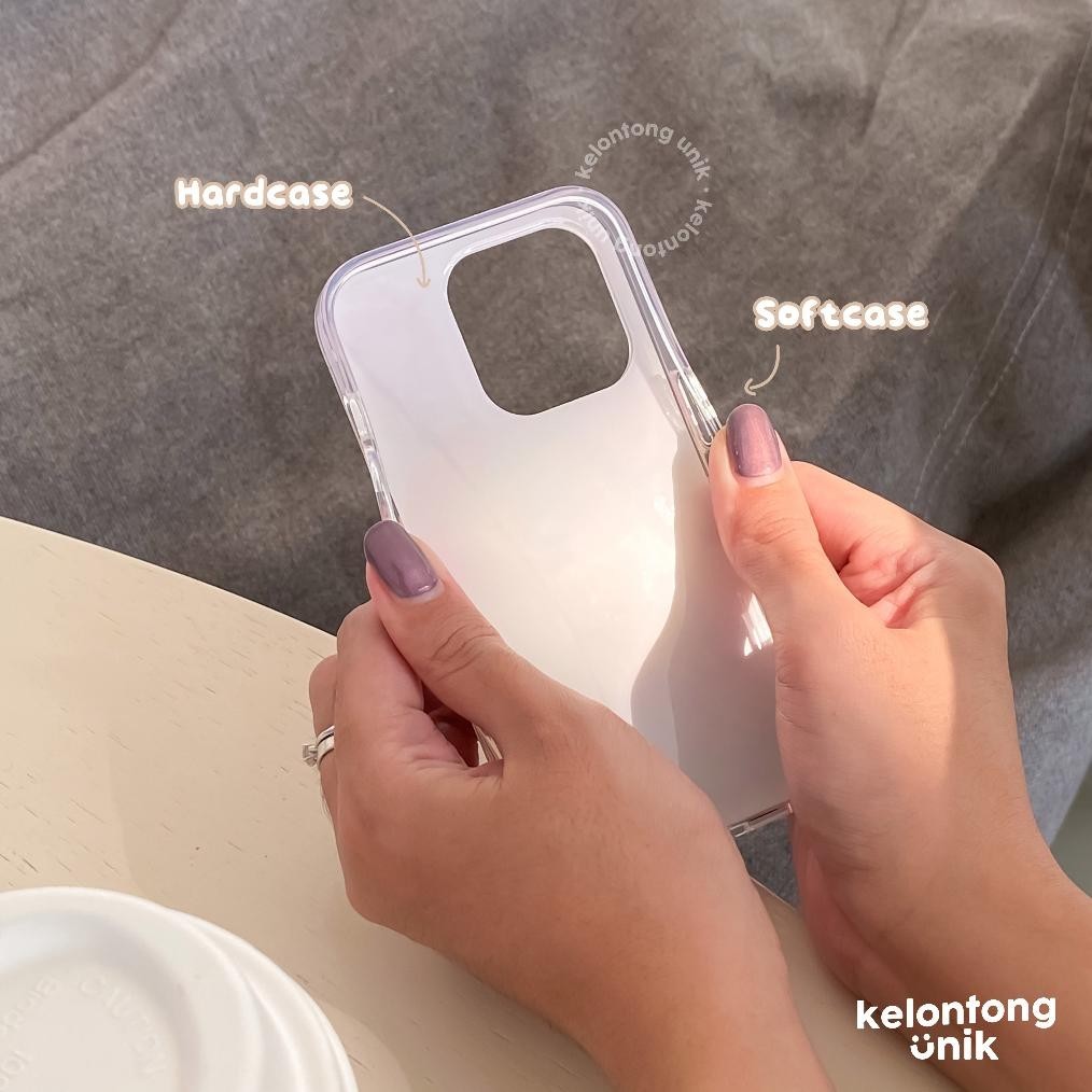 Princess Acrylic Case with DIY Sticker - Hardcase/ Casing HP for iPhone XR 11 12 13 14 15 PRO PROMAX