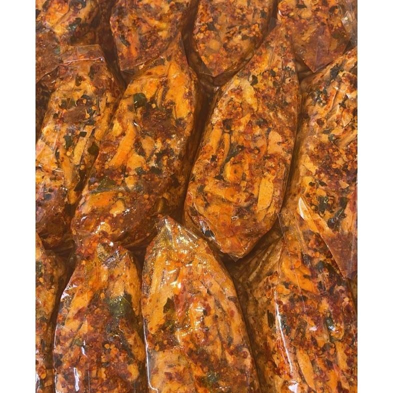 

Basreng Daun Jeruk 1Kg / Basreng Pedas Daun Jeruk Isi 1Kg