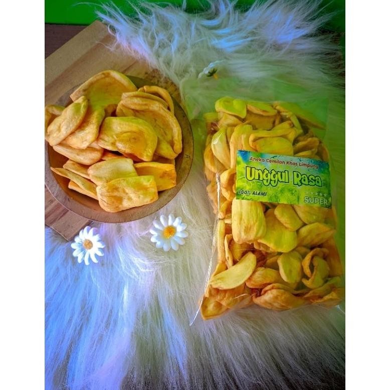 

Keripik Nangka Oven Manis Legit Grade B 100 Gram