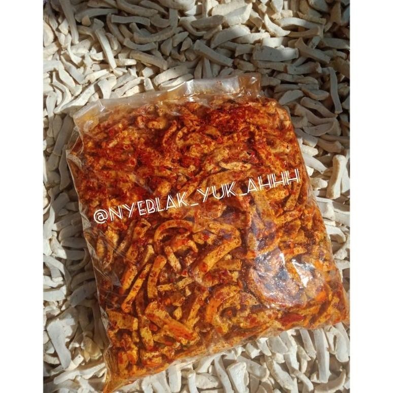 

Cod Basreng Baso Goreng Basreng Stik Pedas Basreng Kering Cabe Asli Daun Jeruk 1Kg