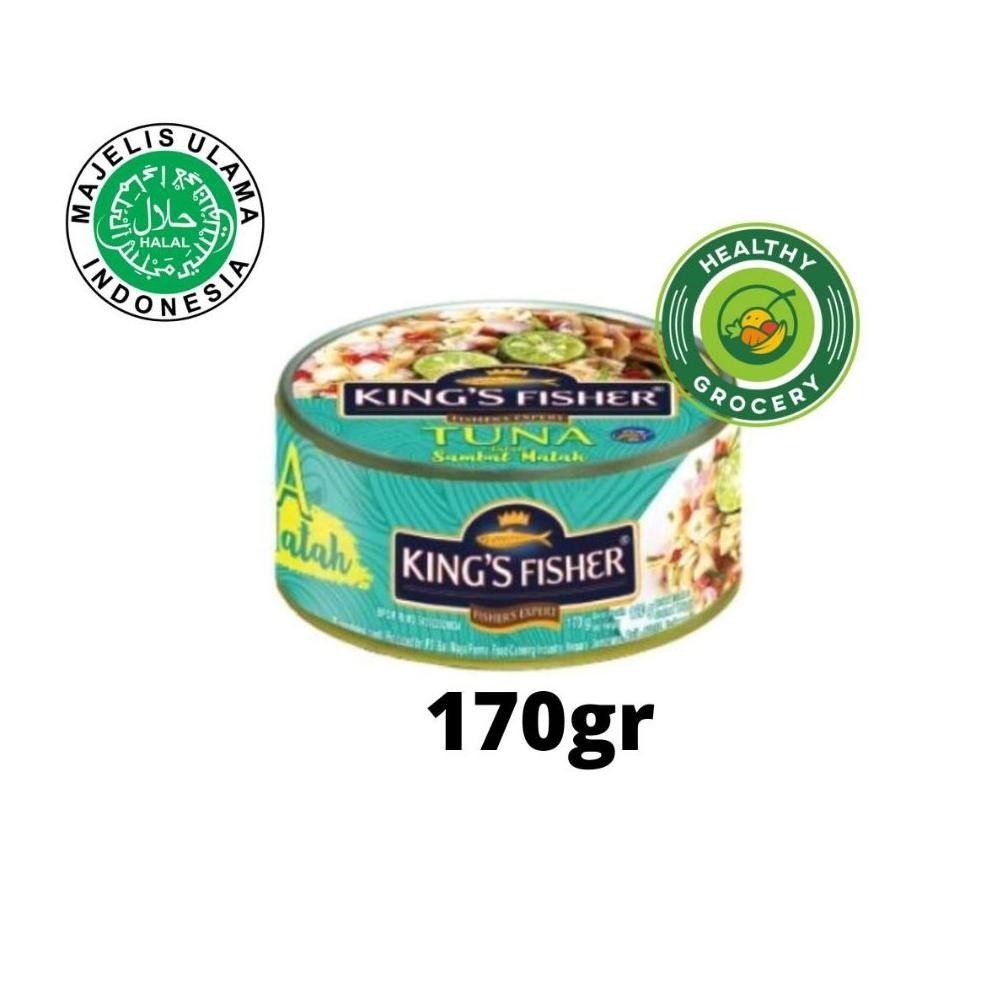 

King'S Fisher Tuna 170Gr In Brine / In Oil / Hot Spicy / Sambal Matah / King Fiser Tuna Kaleng