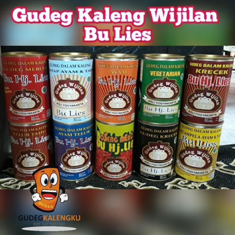 

Gudeg Kaleng Wijilan Bu Lies Jogja - Free Bubble Pack