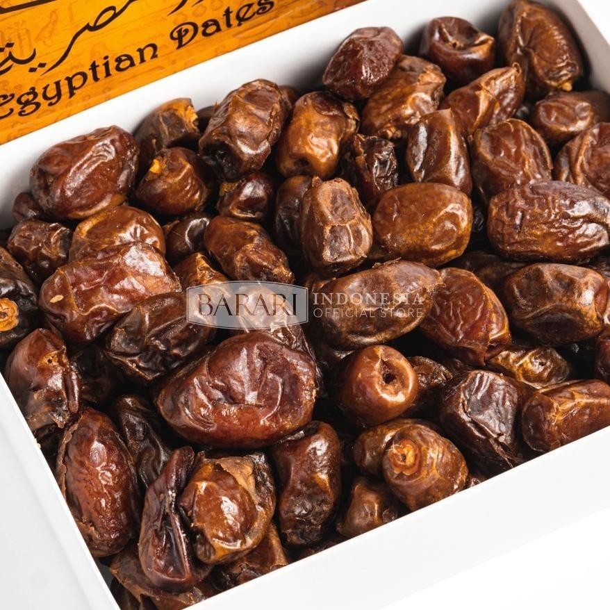 

Kurma Barari Mesir Zahdi Zahedi Golden Dates Madinah Pack Original 1Kg