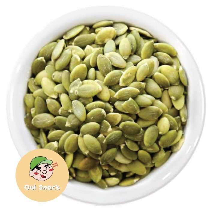 

500Gr Raw Pumpkin Seed / Biji Labu / Kuaci Kupas Hijau