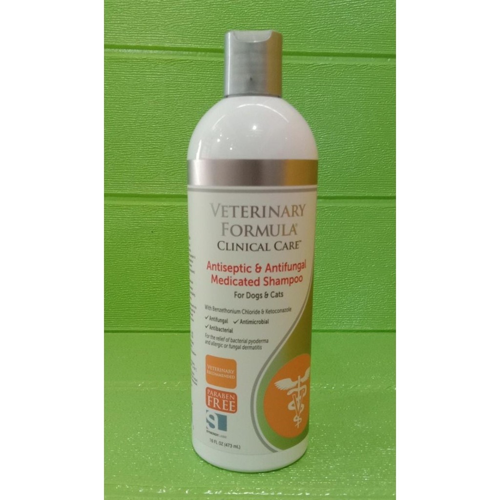 Veterinary Formula Shampo ANTISEPTIC & ANTIFUNGAL Medicated 473ml