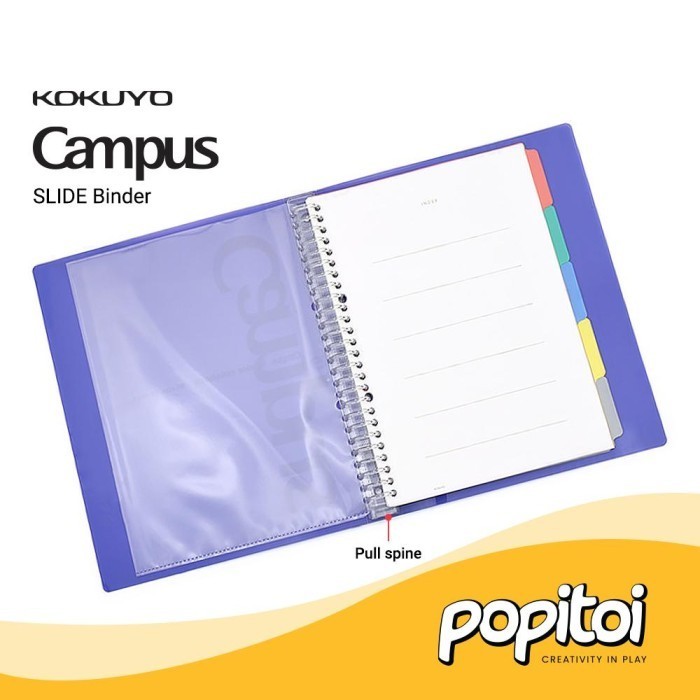 

Kokuyo Campus Slide Ring Binder B5 (Medium) Notebook Loose Leaf