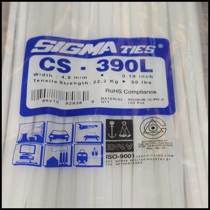 

DISKON CS-390L - KABEL TIES SIGMA UKURAN 390 X 4.8 MM