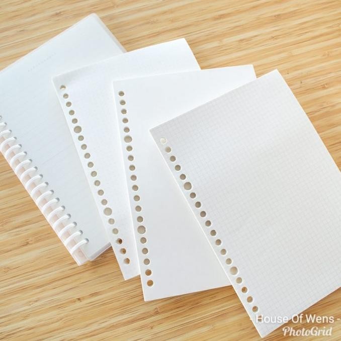 

New Basic Loose Leaf Binder Paper - Isi Ulang Binder - Reffil Binder Original