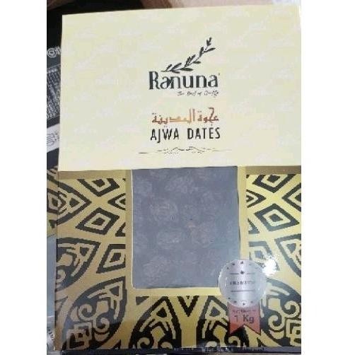 

Kurma Ajwa 1 Kg Premium,Original 100%, Terbukti Ada Campuran Kurma Lain,,A Dikembal 100%
