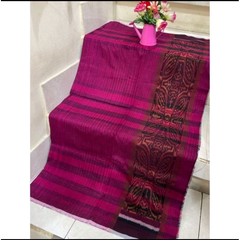 Kamen Lembaran Endek Dobol/Kamen Lembaran Kotak-Kotak