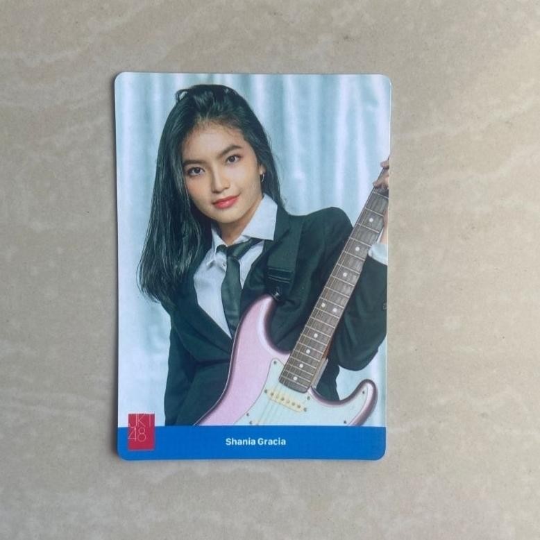 jg-8 [OFFICIAL] Music Card Photocard JKT48 Gracia Only Today, Saka Agari, High Tension, BELIEVE, Suz