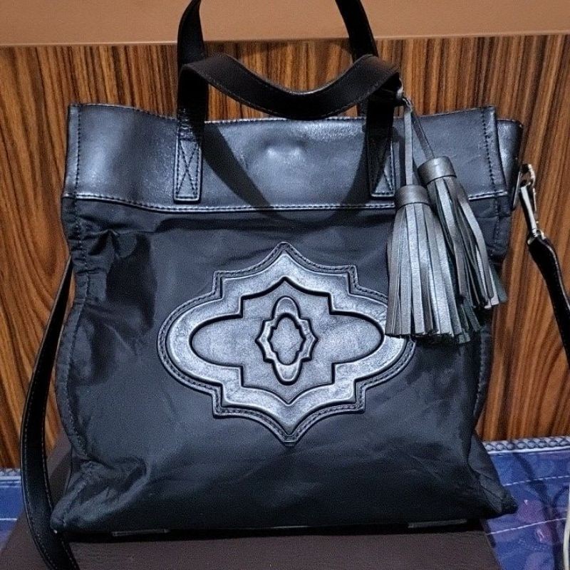 Preloved tas wanita import bahan kanvas