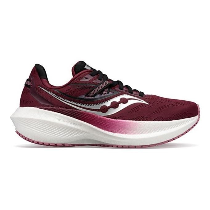 SAUCONY TRIUMPH 20 WOMENS ROAD RUNNING SHOES - SUNDOWN / ROSE SEPATU WANITA SEPATU LARI SEPATU CEWE 
