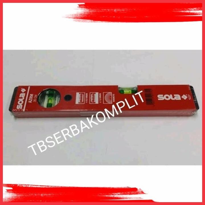 

(sumb) sola azrm 30 waterpass magnetic 30cm acrylicblock penggaris waterpas