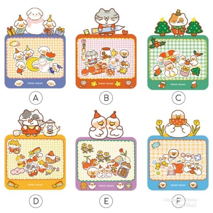 

Happy Warm Season Flakes Stickers Set - Sticker Anak Lucu Original
