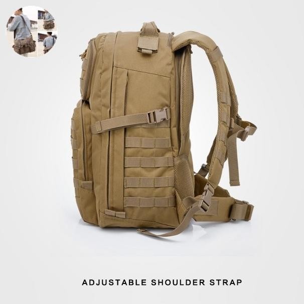 Ransel Nylon Waterproof Pria - Backpack Tactical Militer 35L Army 511#