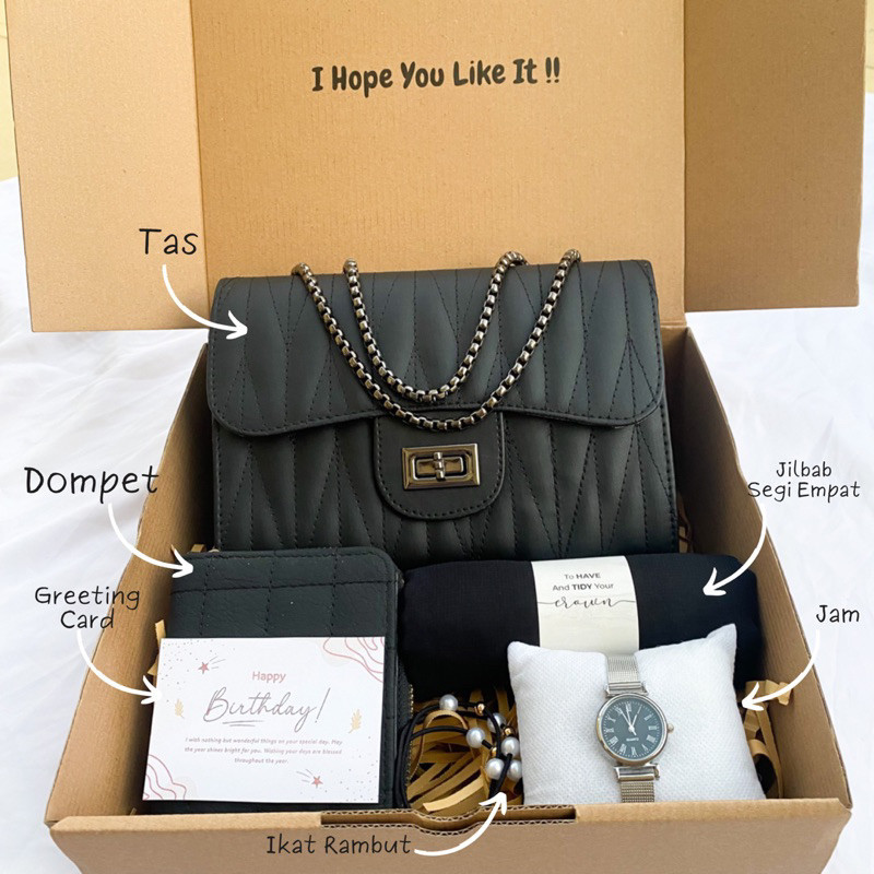 

[A6500]HAMPERS GIFT BOX TAS VALERIEE/HADIAH ULANG TAHUN/KADO PACAR/KADO ANNIVERSARY/KADO