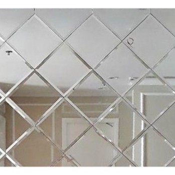 Ready Stock Cermin Kaca Dinding Bevel/Kaca Bevel/Cermin Bevel