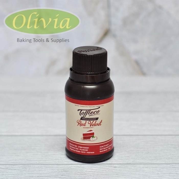 

[DIAJENG SHOP] Toffieco Pasta/Perisa/Pewarna Makanan Red Veet 100 gr GRATIS ONGKIR