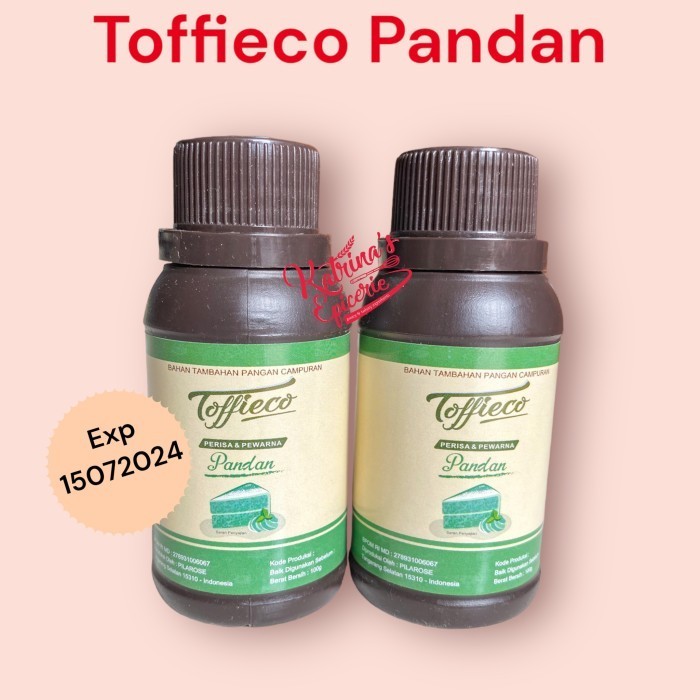 

[DIAJENG SHOP] Toffieco Perisa Dan Pewarna Pandan Flavor Makanan Cair SALE