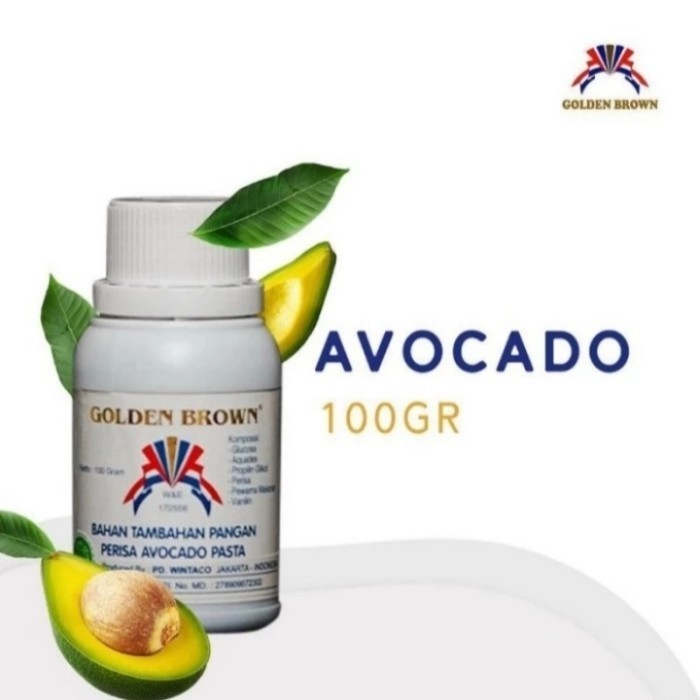 

[DIAJENG SHOP] GOLDEN BROWN AVOCADO PASTA/PERISA 100ML MAKANAN/ROTI/CAKE DLL PROMO SPECIAL