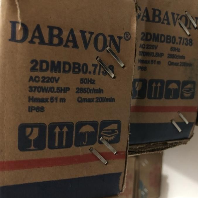 Pompa Satelit/Submersible Dabavon 2" 0,5 Hp + Kabel 30M