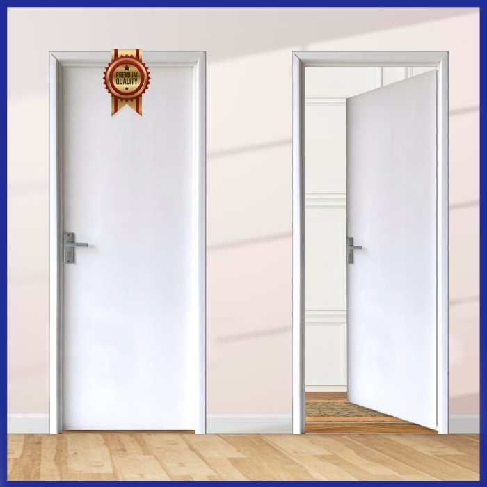PINTU PVC POLOS 80 X 200 CM UNTUK KAMAR MANDI / KAMAR TIDUR / GUDANG