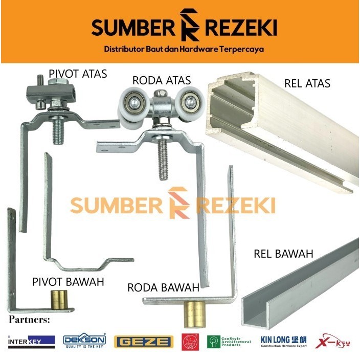 REL PINTU LIPAT SLIDING FOLDING DOOR 5 DAUN PINTU