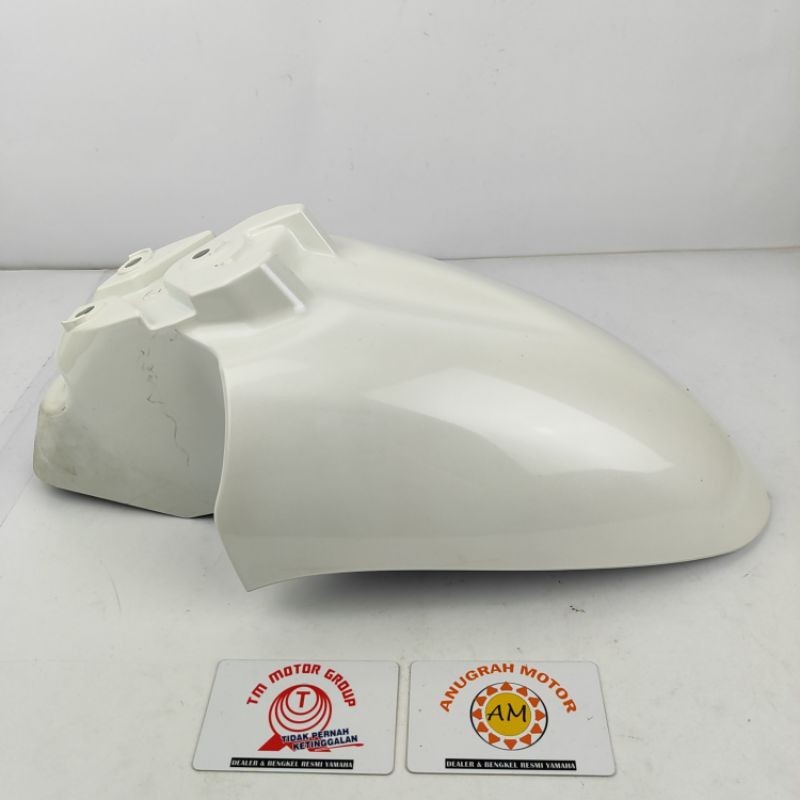 SPAKBOR DEPAN FINO F1 125 PUTIH GLOSSY ORIGINAL YAMAHA