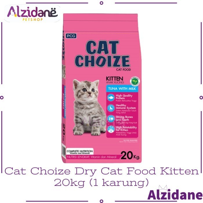Makanan Kucing Cat Choize Dry Kitten 20kg 1 Karung