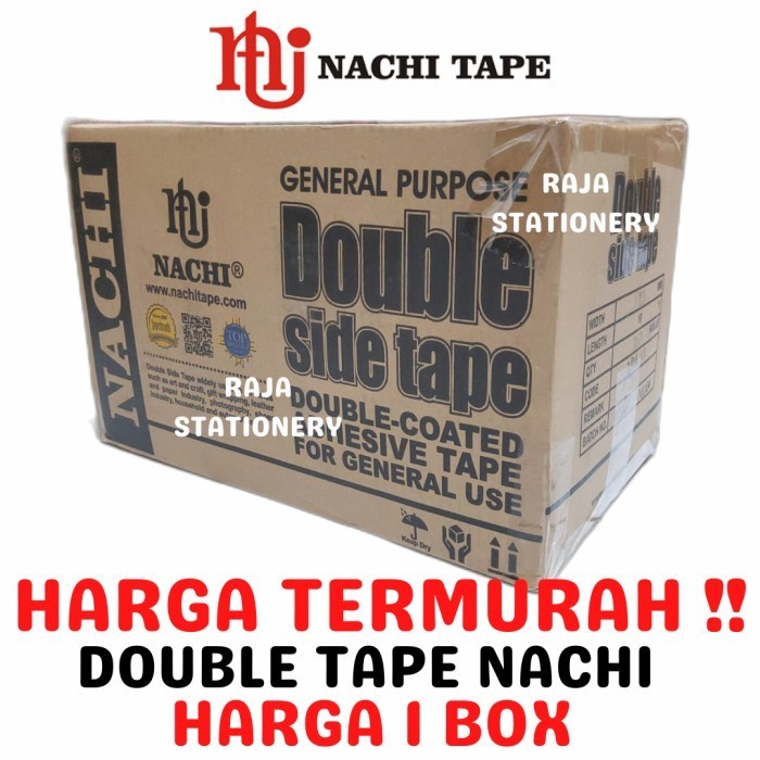 

Terbaru Nachi Double Tape 12Mm 24Mm 48Mm Perekat Lem Dua Sisi Tip [Dus] Promo Terlaris