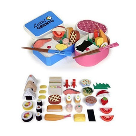 

diy papercraft pola makanan food set lunchbox jasmine 200gsm zenyang22