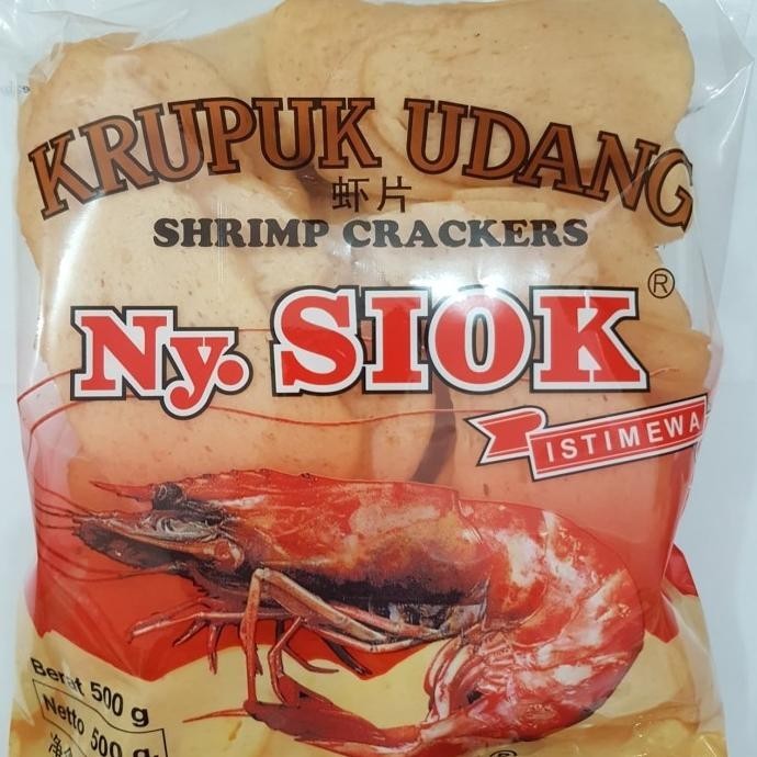 

Kerupuk Udang Oval Ny. Siok Istimewa 500Gr LN